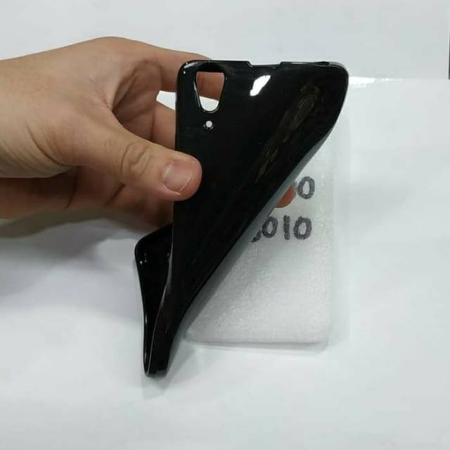 karet lenovo a6000 a6010 softcase silikon karet hitam murah meriah