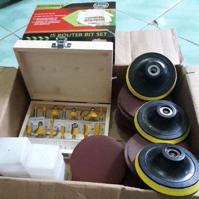Tatakan Amplas Velcro 4 Inci Inch - Gerinda Grinder