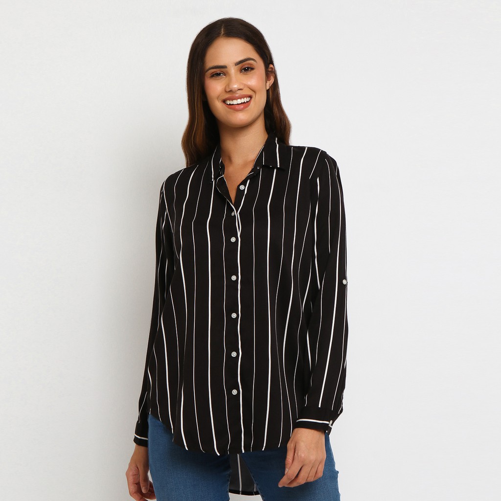

C2 Ghanna Black Casual Shirt