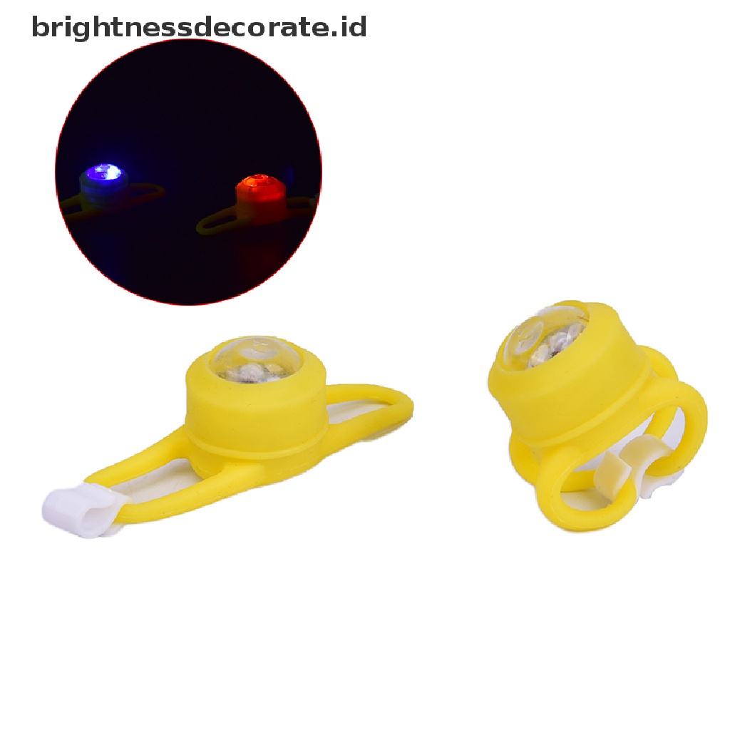 [birth] Colorful Bicycle Small Yellow LED Ring lights Bicycle Bell Road Bike Accessories [ID]