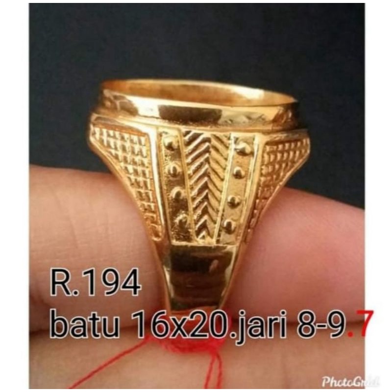 Ikat ring emban perunggu model eropa