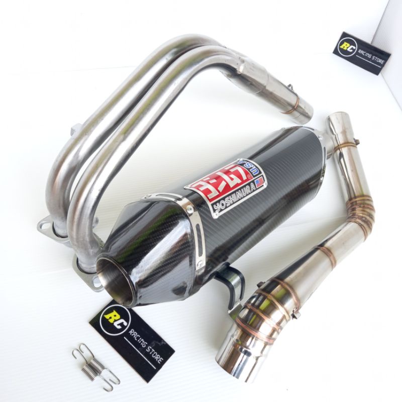 Knalpot Yoshimura USA Carbon Ninja250 - Ninja250fi - Ninja250 Karbu -R25 -MT25 - CBR250RR Full syste