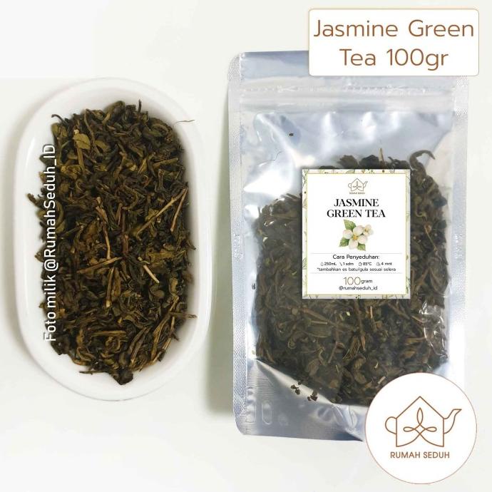 

[COD] 100gr Premium Jasmine Green Tea / Teh Hijau Melati [COD]