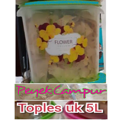 Peyek Campur "Kacang+Rebon" (Toples)