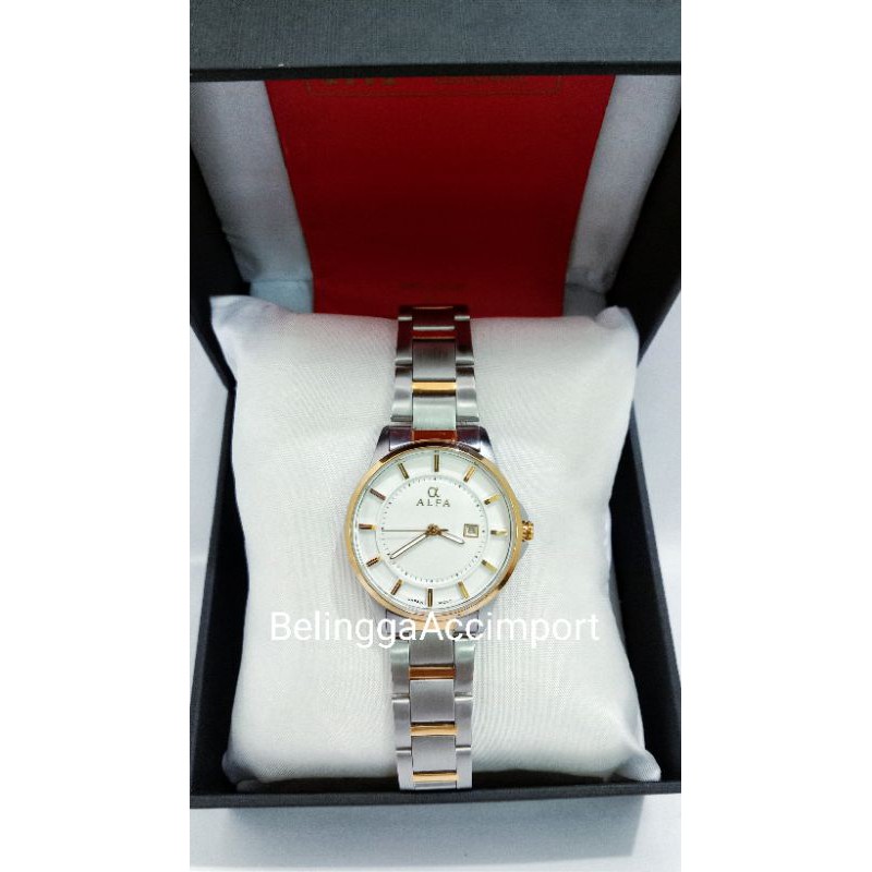 Jam tangan wanita ALFA 100% ORIGINAL Kode 88132L
