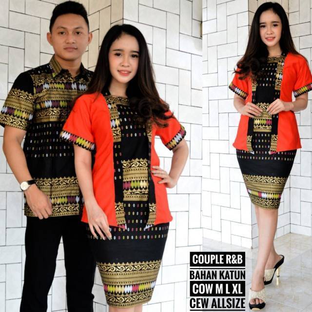 SETELAN RNB / SARIMBIT RNB / COUPLE BATIK / SETELAN KEBAYA PENDEK