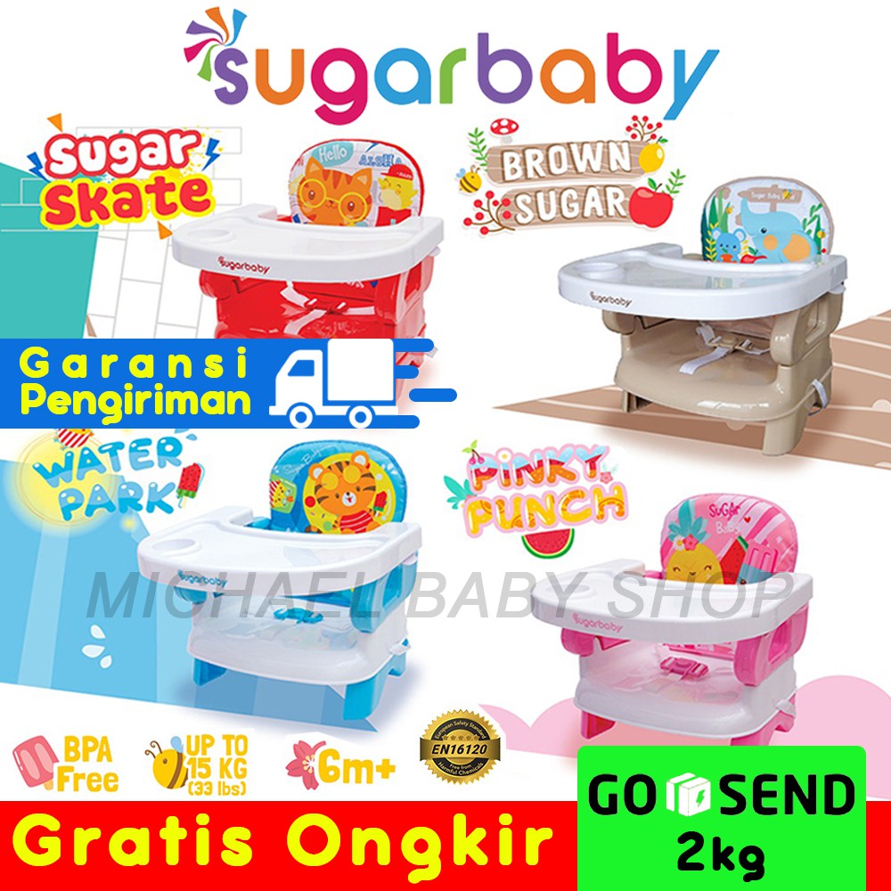 Sugarbaby Booster seat Kursi makan bayi anak folding seat Sugarbaby Booster seat Kursi makan bayi anak folding seat