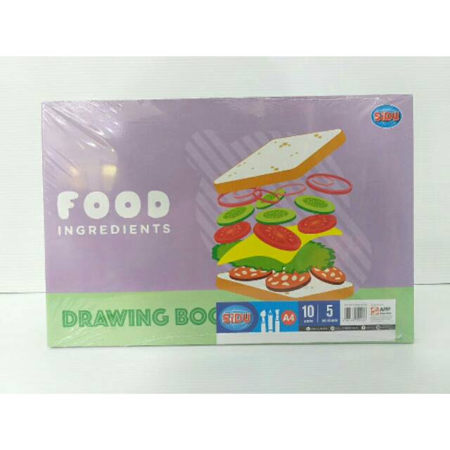 

[GRAND MEDIA] DRAWING BOOK / BUKU GAMBAR SIDU A4 ISI 10 LEMBAR / 1PACK ISI 5 BUKU