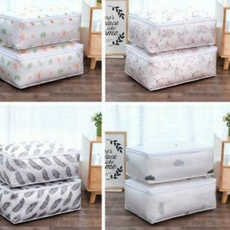 STORAGE BAG SELIMUT TEMPAT PENYIMPANAN BED COVER PAKAIAN WATERPROOF