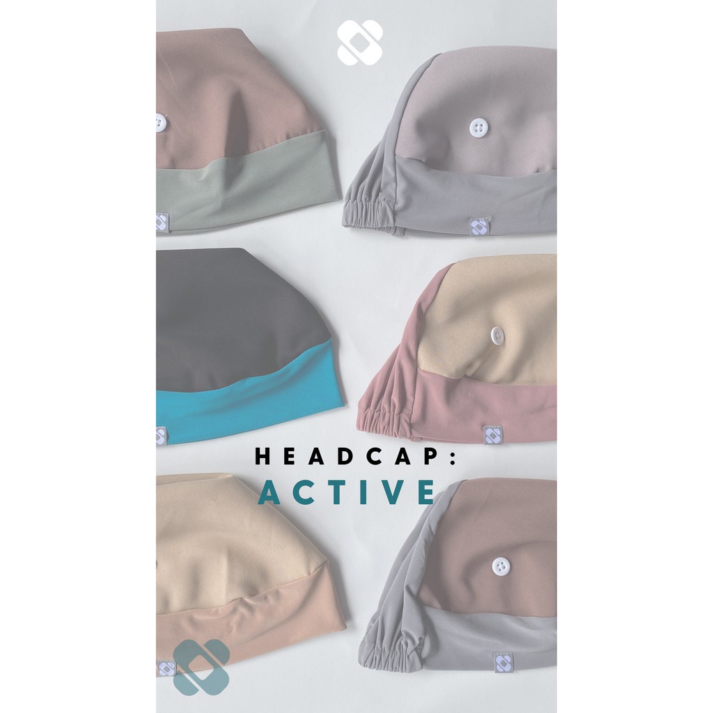 SCRB - HEADCAP - TOPI MEDIS - ACTIVE Collection