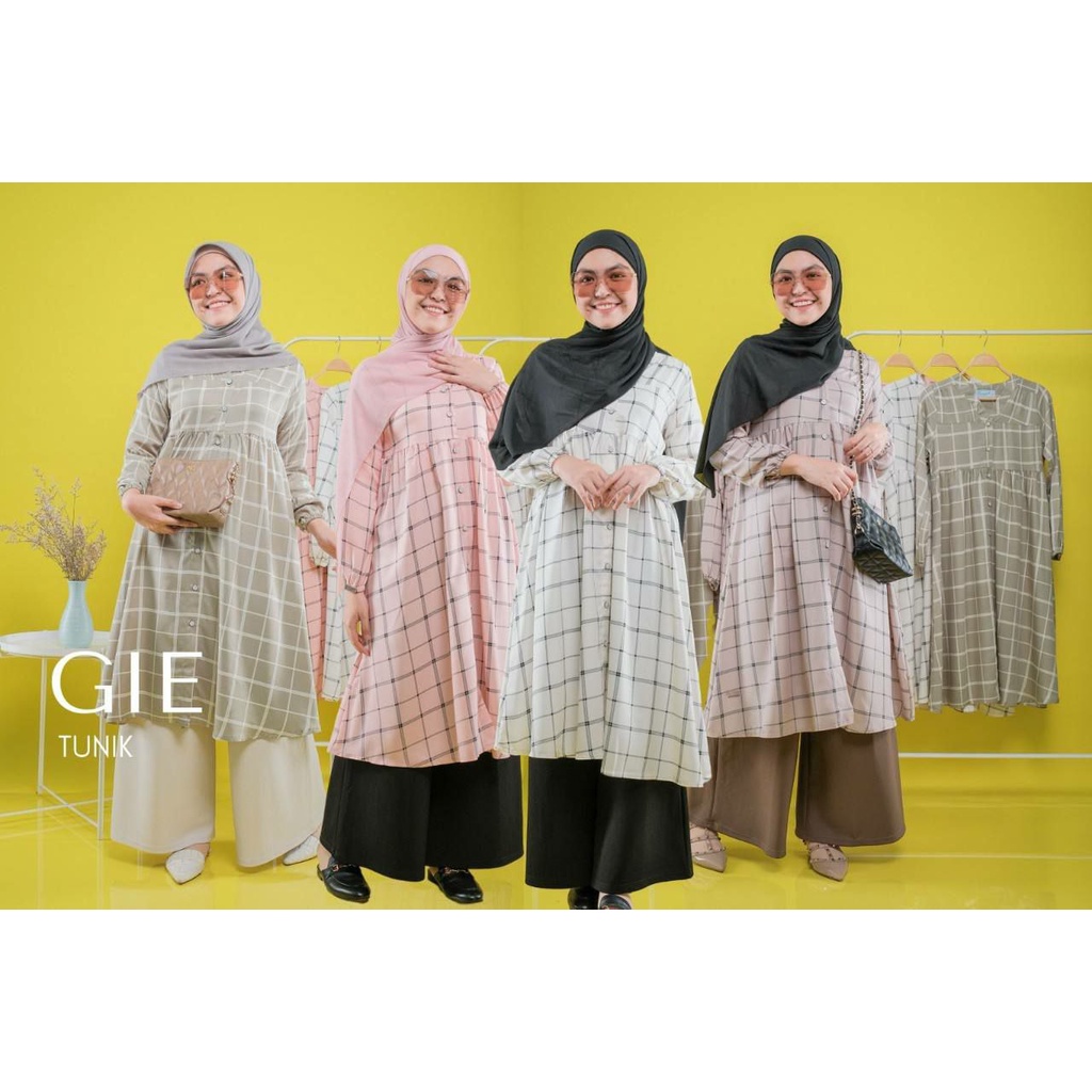 GIE TUNIK BY GREENISM | TUNIK TERBARU GREENISM FEBRUARI 2022