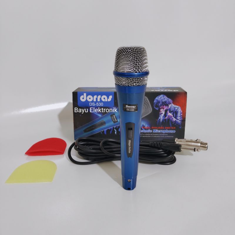 Mikrofon Kabel 5 Meter Dorras DS530 Dynamic Microphone Karaoke