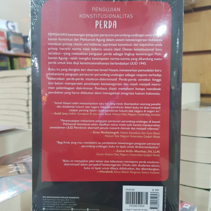 

FLASH SALE!!! BUKU PENGUJIAN KONSTITUSIONALITAS PERDA TERBARU