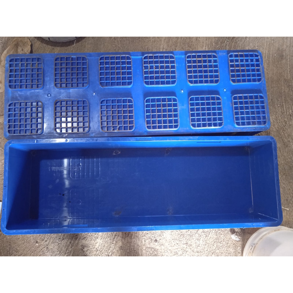 box container plastik box biru container plastik Biru 1M 6688