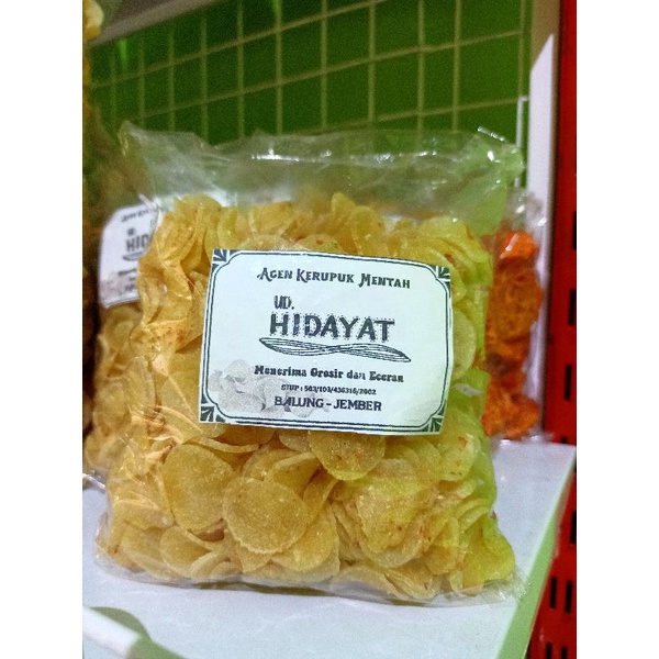 

Kerupuk Mentah Pedas SUPER Repack Kemasan 500gram