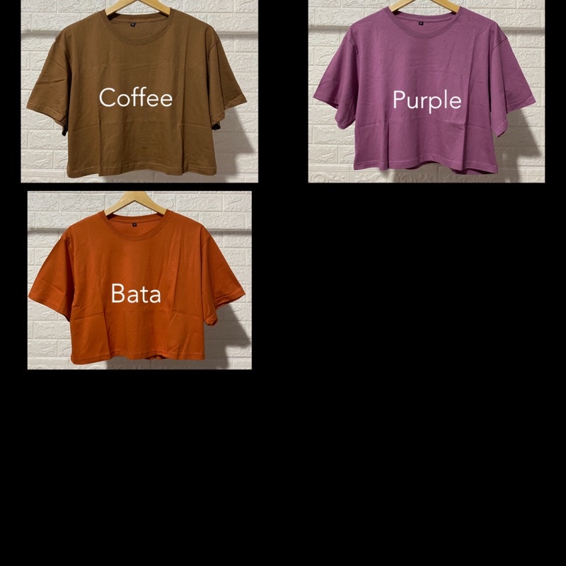 CROP TOP OVERSIZED TEE POLOS COTTON COMBED 30S ADEM ABG ATASAN MURAH MODELLANO