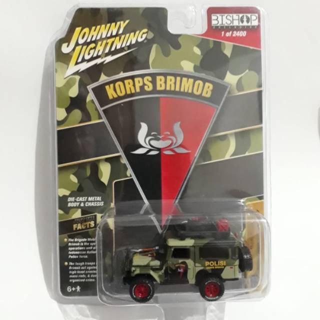 JOHNNY LIGHTNING KORPS BRIMOB 1980 Toyota Land Cruiser
