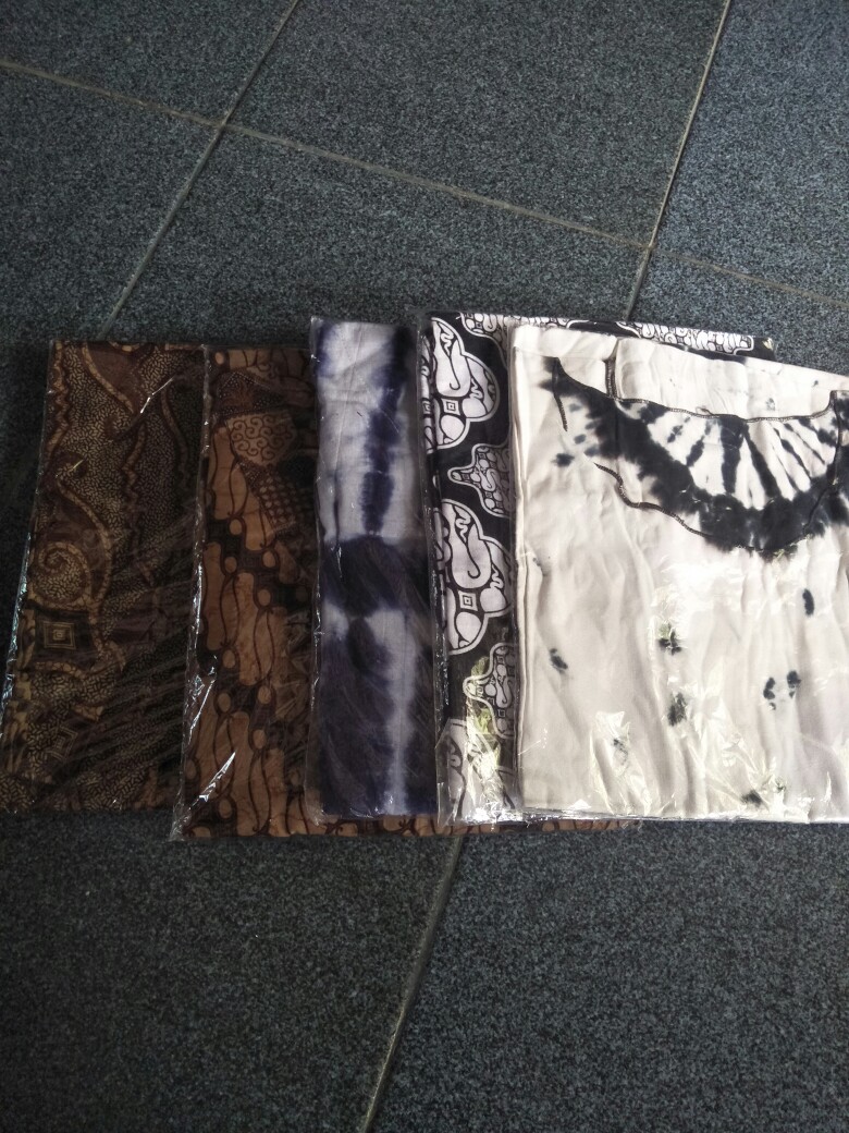 Gamis Kombi Genes #2 Batik Kombinasi Sogan Muslim Pesta