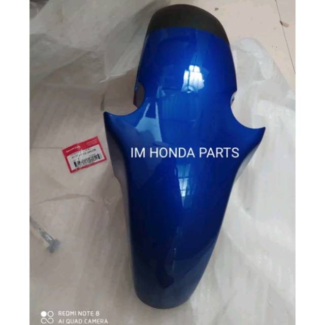 Spakbor depan Honda Megapro monoshock fi biru original