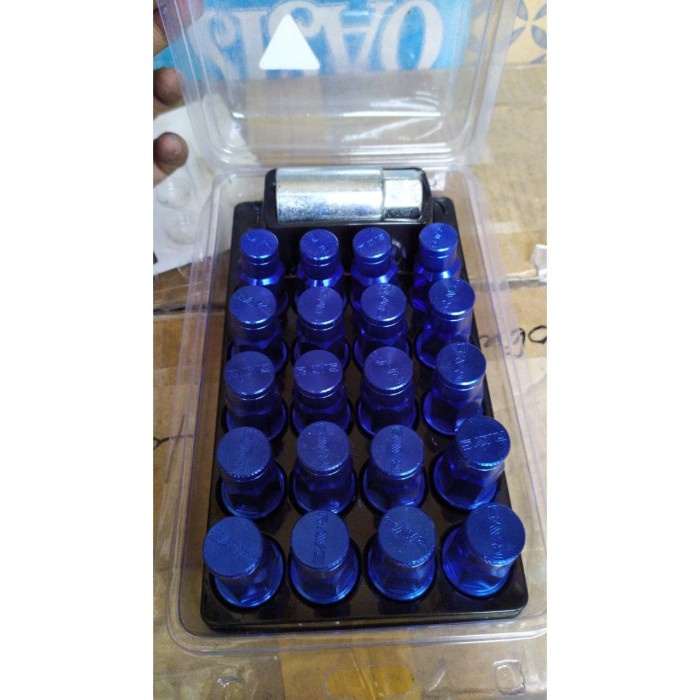 BAUT RODA RACING / LUGNUT RAYS DURANUTS 20 PCS BAHAN BESI