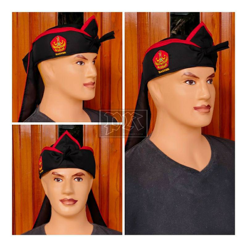 Iket Blangkon Bendo Peci Bordir Logo Banser NU