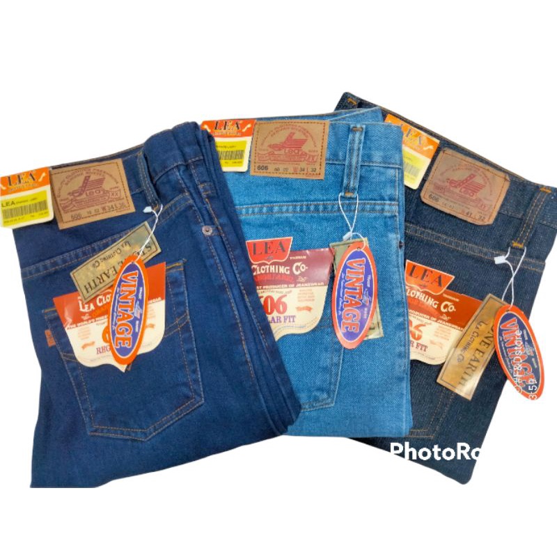 celana panjang jeans standart lea~606