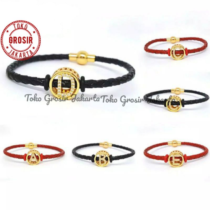 Gelang Tali Liontin Huruf Inisial Nama Gelang Xuping Gelang Tali Liontin Huruf Inisial Nama Gelang Xuping