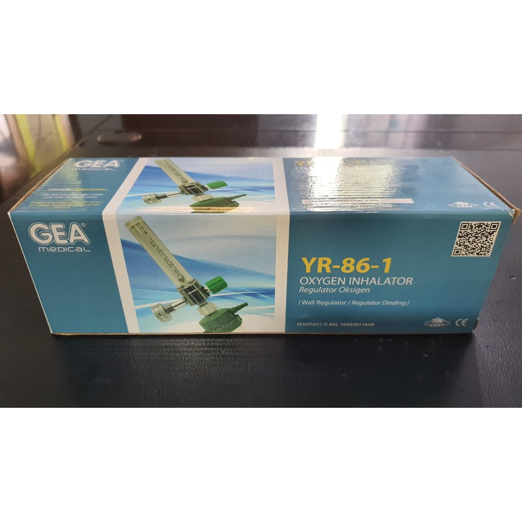 Regulator Oksigen Pernapasan Wall Oxygen Inhalator Dinding Gea YR-86-1