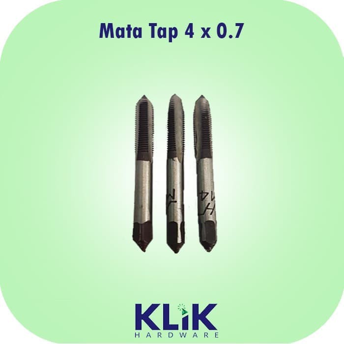 SKC Mata Tap M4 x 0.7 - Hand Tap 4 x 0.7 isi 3 Pcs