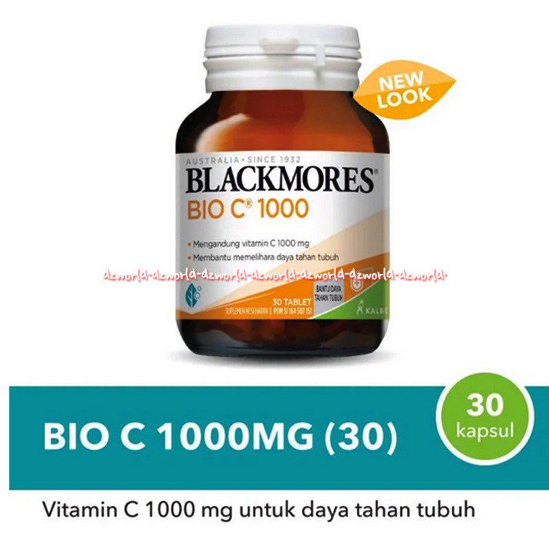 Blackmores Bio C 1000mg Suplemen 30pcs Vitamin C Blackmore Rasa Jeruk Orange