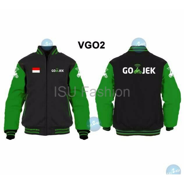jaket sweater zipper hoddie gojek