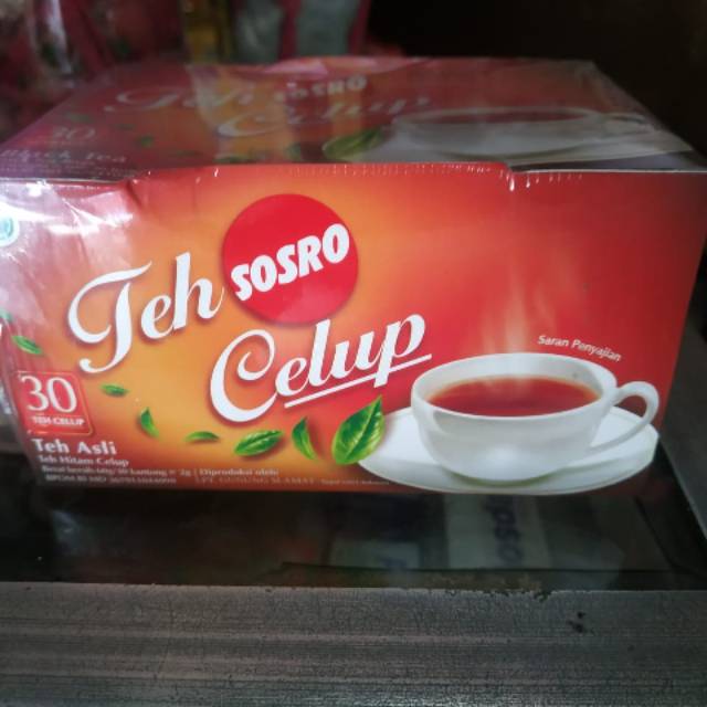 

Teh Celup Sosro isi 30 teabags