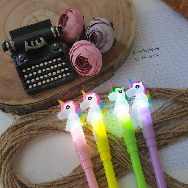 

Pulpen Unicorn Lampu Seri 2