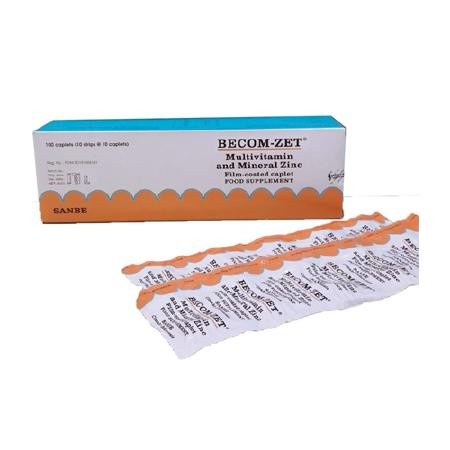 BECOM ZET MULTIVITAMIN 1STRIP 10 KAPLET
