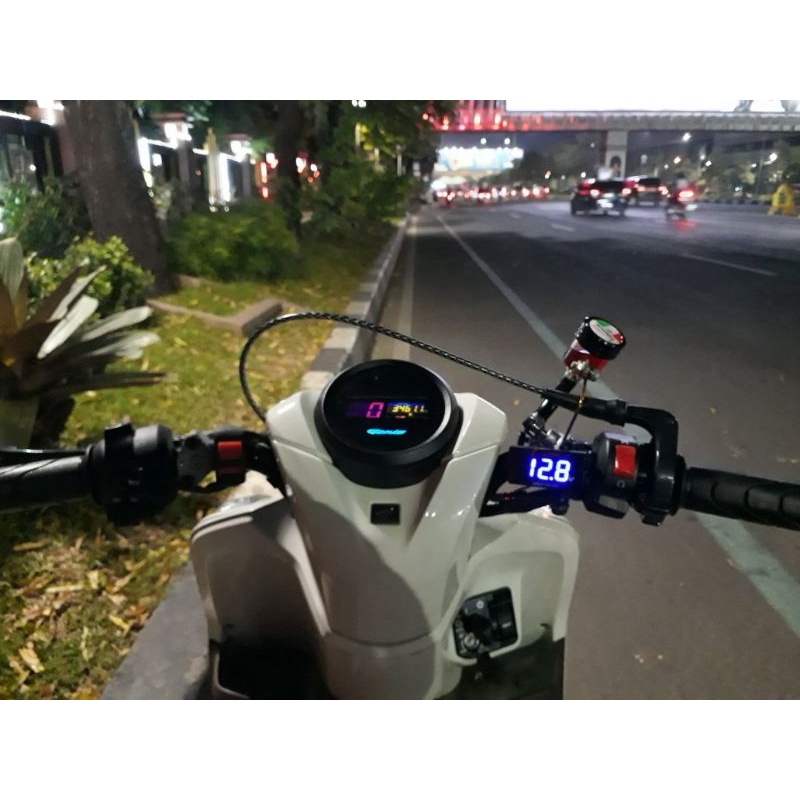 Gas spontan yamaha yz plus kabel serat carbon 190cm beat mio nouvo scoopu vario fino xeon dll