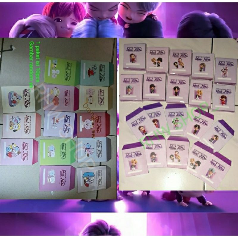 

Amplop Lebaran BT21 TINYTAN