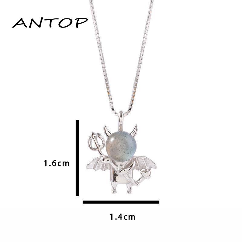 Korea Kalung Pria Dan Wanita Gaya Hip-hop Klavikula Liontin Fashion Aksesoris ANTOP