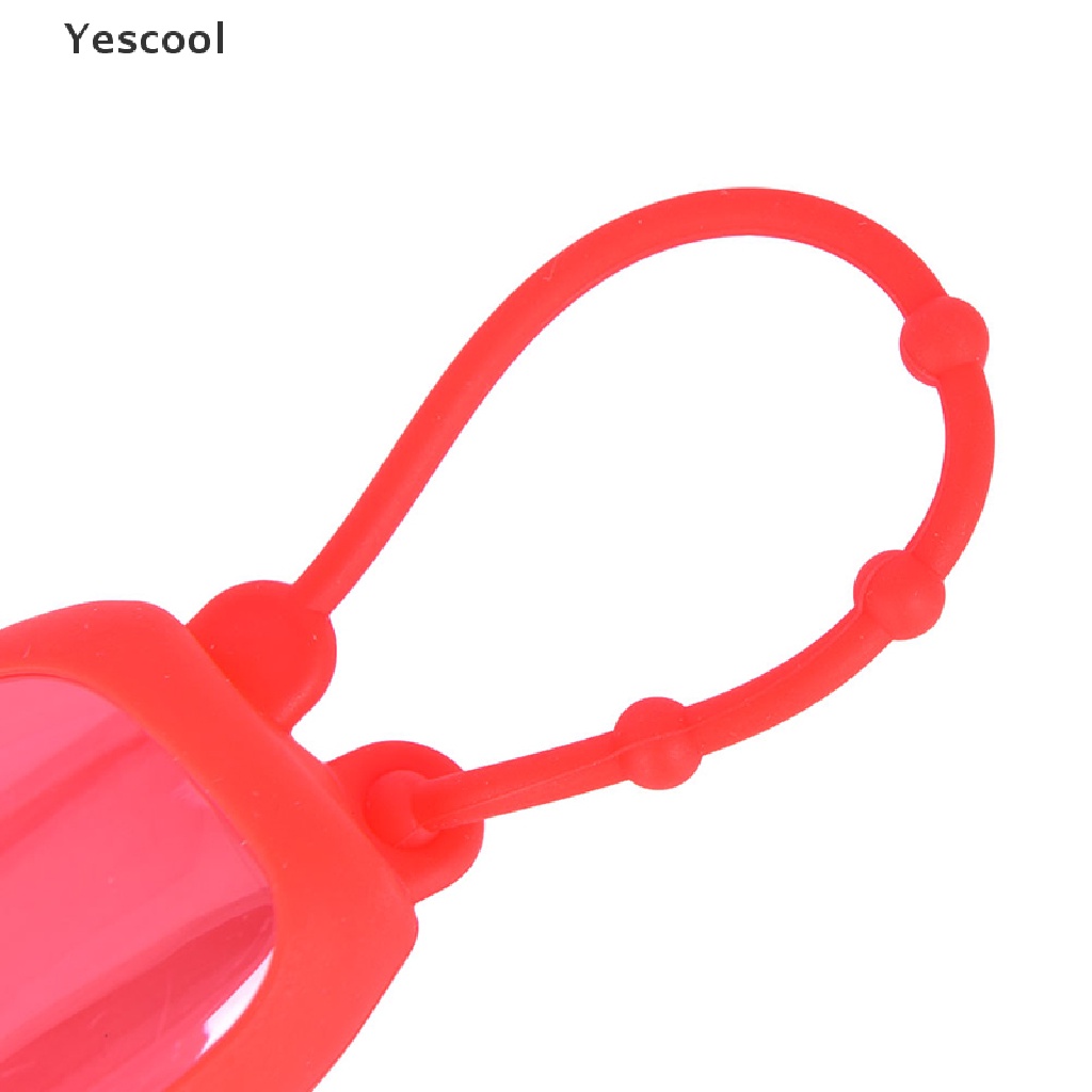 Yescool 1pc Botol Hand Sanitizer / Parfum Portable Bahan Silikon Untuk Travel