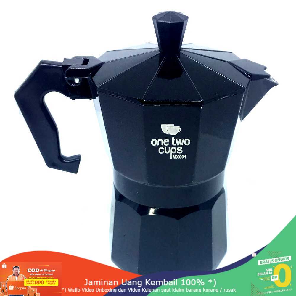 (BISA COD) RVOSTR  Espresso Coffee Maker Moka Pot Teko Stovetop Filter MX001