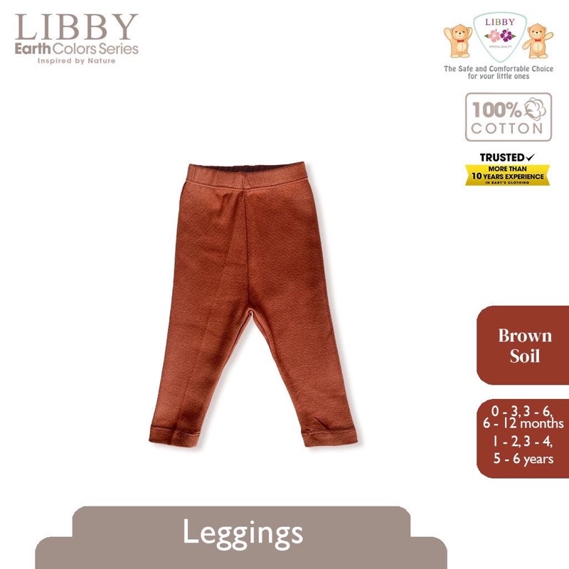 Legging bayi Libby baby warna terbaru/Celana panjang anak bahan kaos