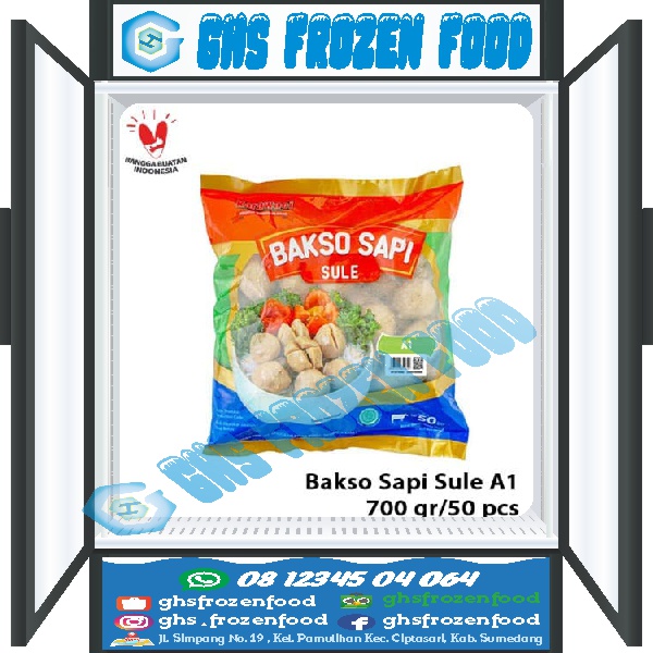 

Karawaci bakso sapi sule 350gr 25 butir
