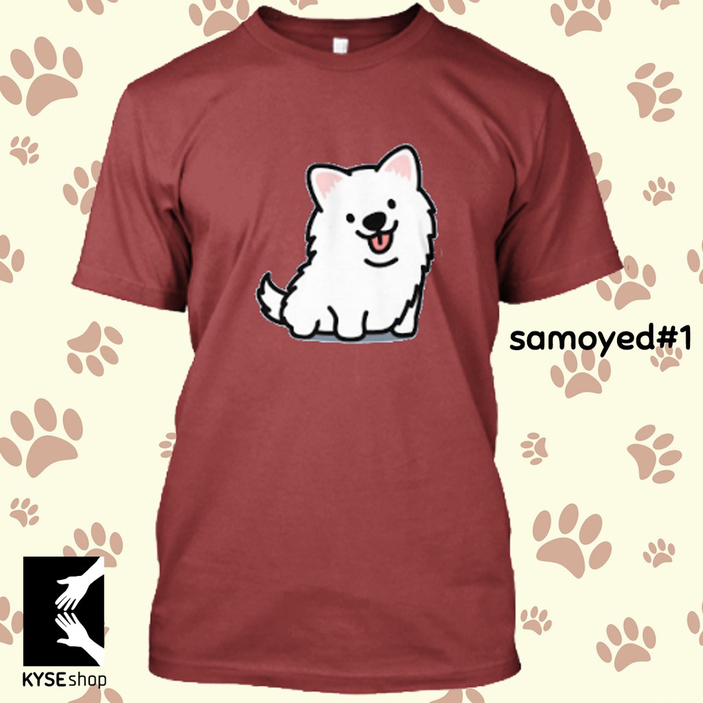 Kaos Anjing Samoyed