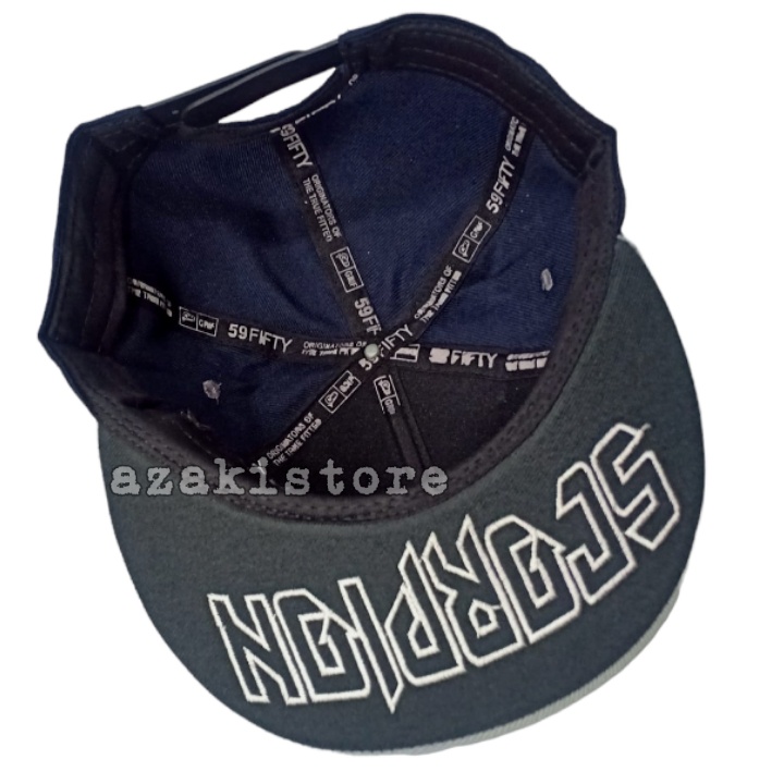 Topi Sanpback Distro Navy Bordir Keren