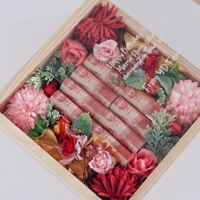 

HH529 JEESTUDIO FLOWER MONEY BOX - HADIAH ULANG TAHUN GRADUATION GIFT SDD65464CE
