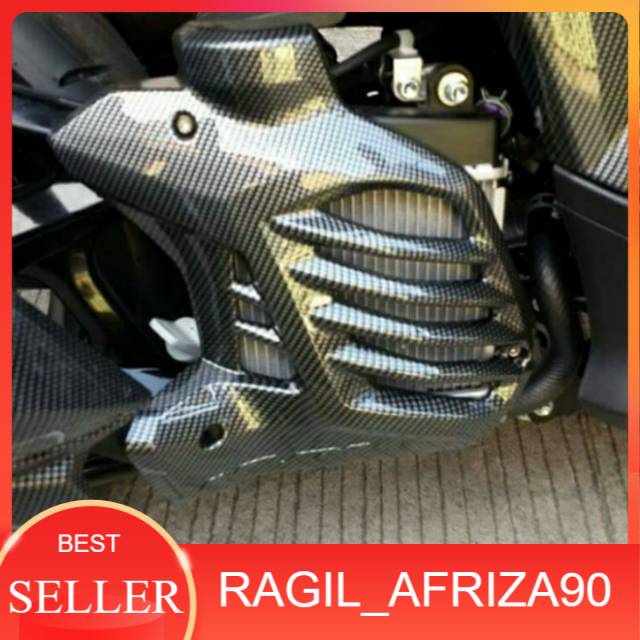 Cover radiator carbon yamaha aerox 155