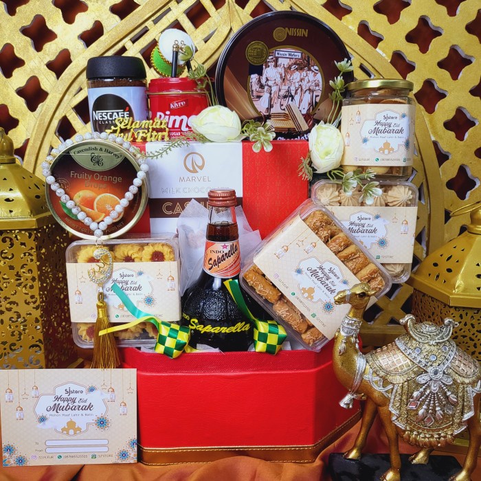 

Paket box hampers lebaran parcel idul fitri ramadhan kue kering 87 - SPARKLING juice