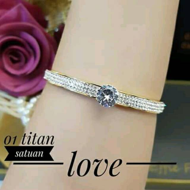 Gelang mix permata zirconia
