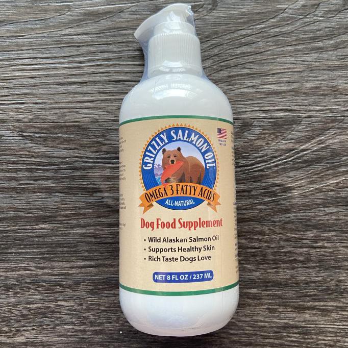 Grizzly - SALMON OIL - Dog Supplement - 8 Oz / 237 ml