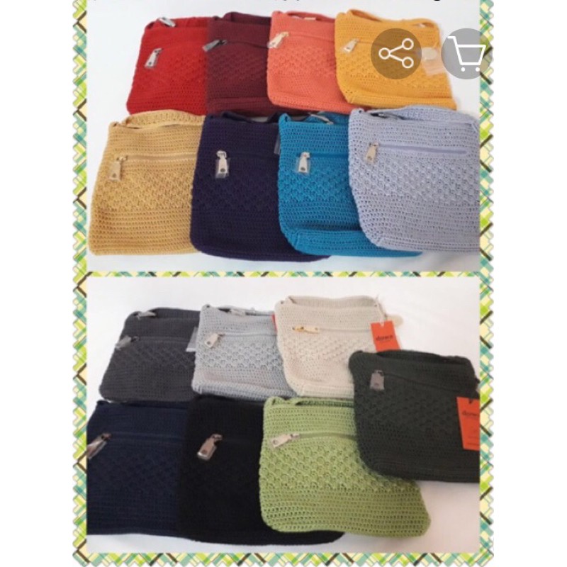 Tas Rajut Dowa Crochet Dira ” Grey “