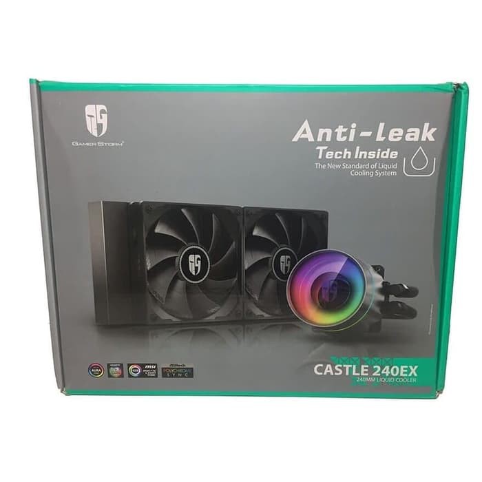 DEEPCOOL LIQUID COOLING CASTLE  240 EX LIQUID ANTI-LEAK